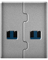USB Connector Back